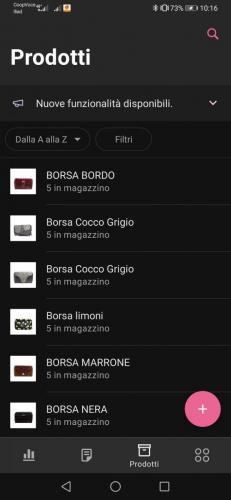 APP di gestione Woocommerce